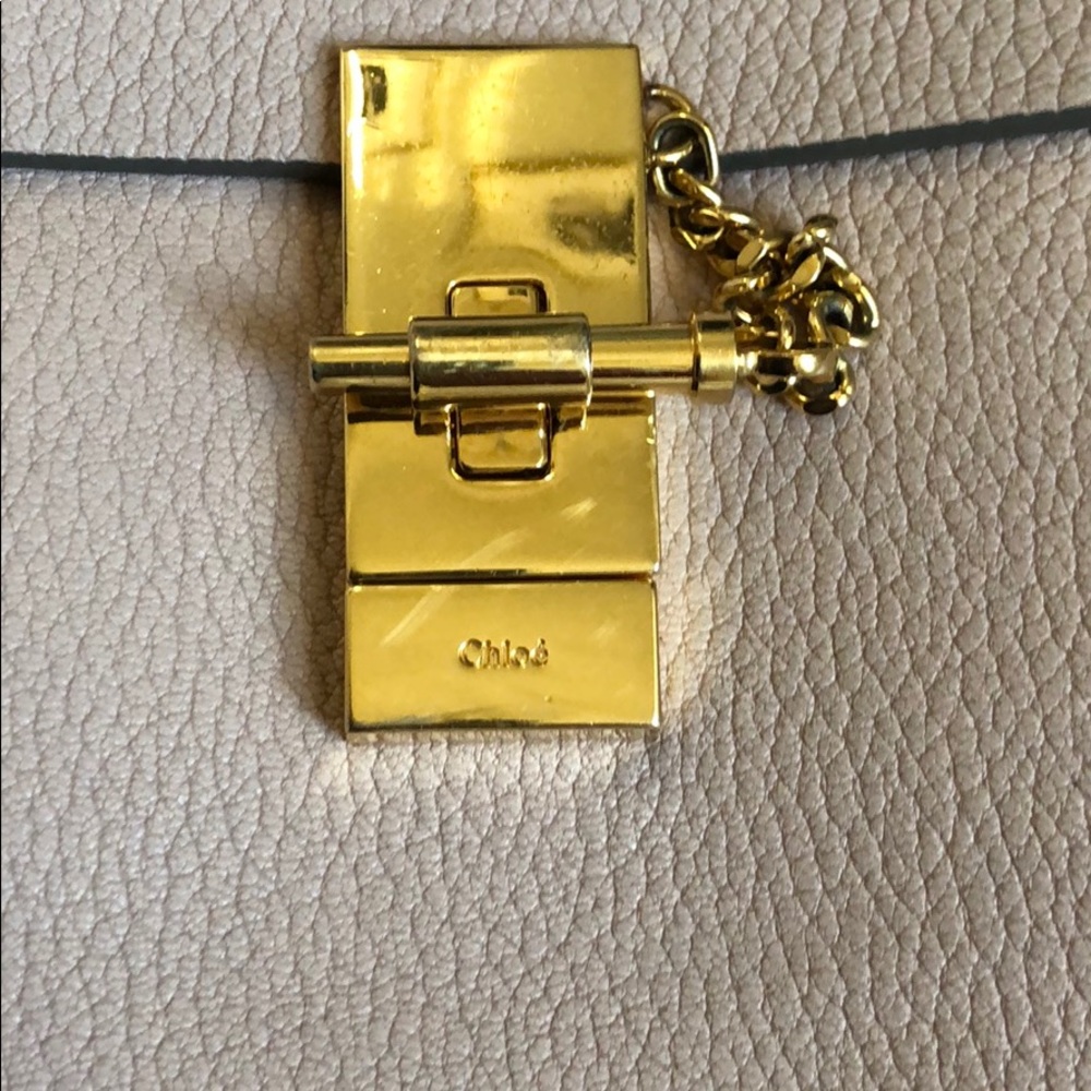Chloe Pink and Gold Women's Bag - Picture 4 of 8